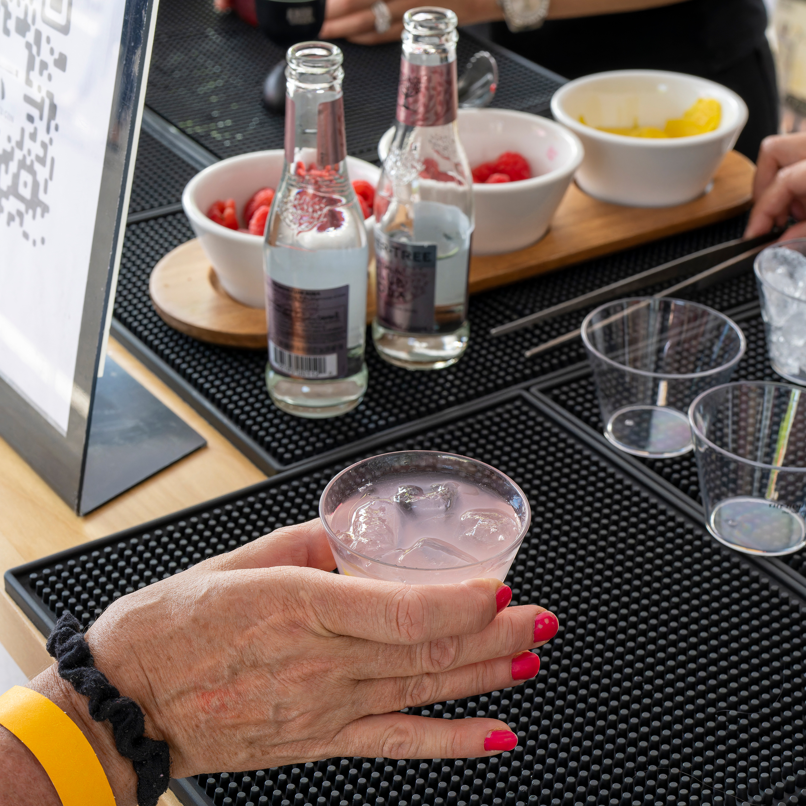 Holding Drink